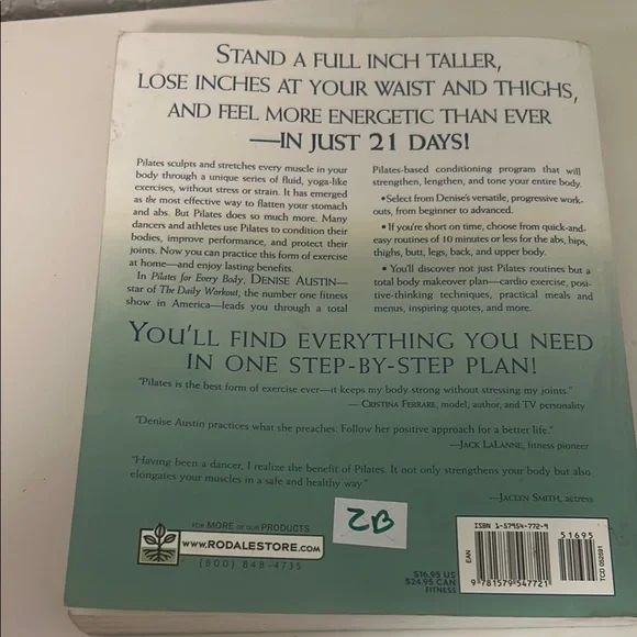 Denise Austin Pilates Book - Picture 3 of 6